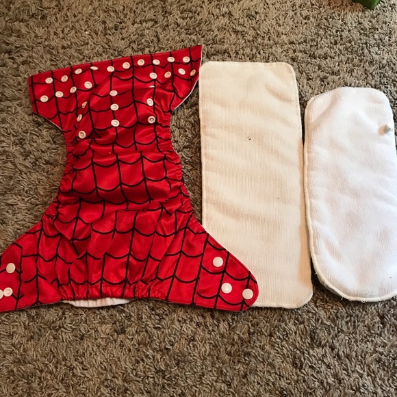 Spider man pocket cloth diaper - Picture 1 of 2